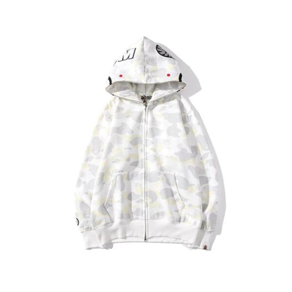 bape undefeated hoodie white