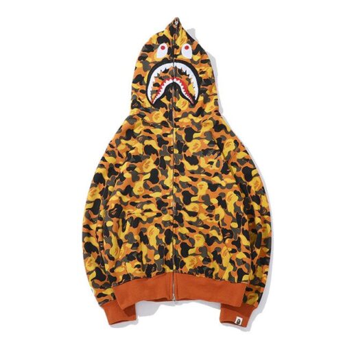 bape undefeated hoodie yellow