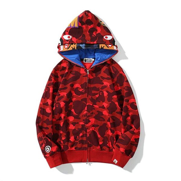 dhgate bape hoodie red
