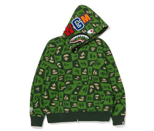 green bape hoodie