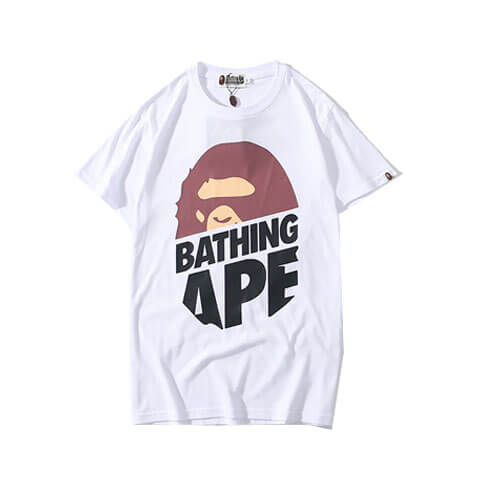 Bape Ape Head Bathing Ape Cotton T Shirt