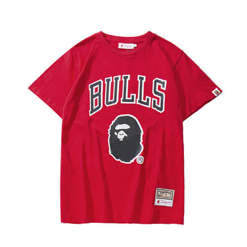 Bape Bulls Classic Cotton T Shirts