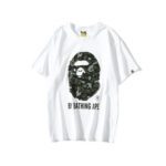 Bape Camo Ape Head Mono Cotton T Shirt