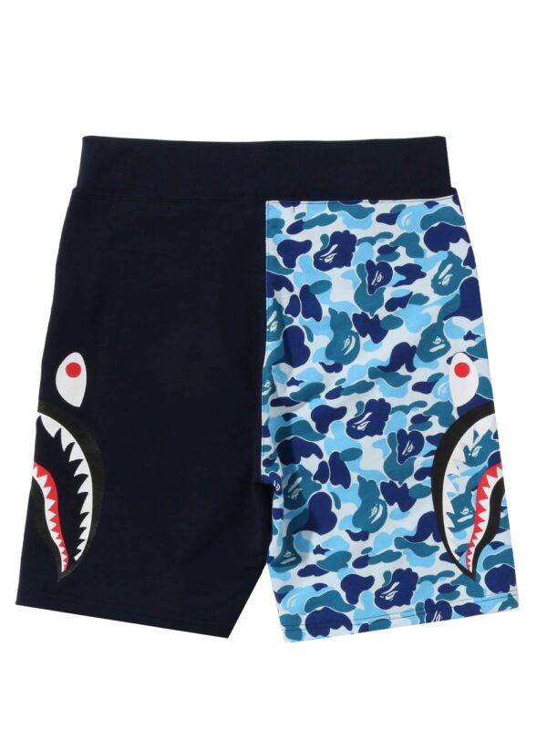 BAPE-ABC-Camo-Side-Shark-Sweat-Shorts-Black-1