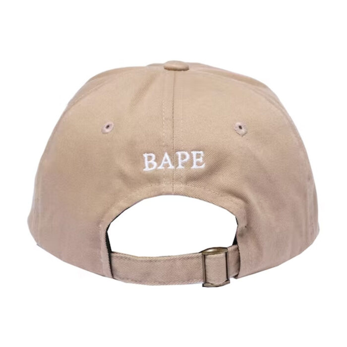 BAPE-Ape-Head-One-Point-Panel-Cap-SS22-beige2