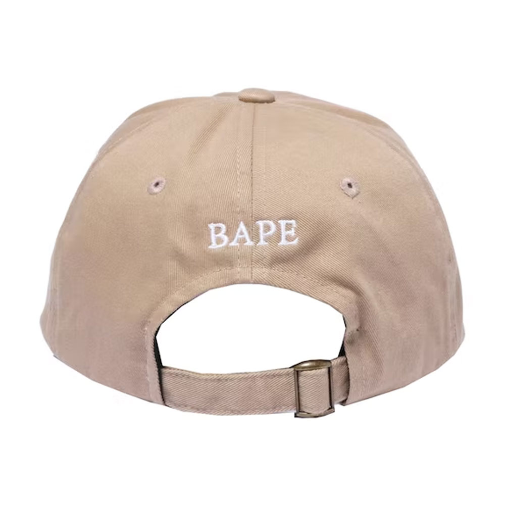 BAPE-Ape-Head-One-Point-Panel-Cap-SS22-beige2