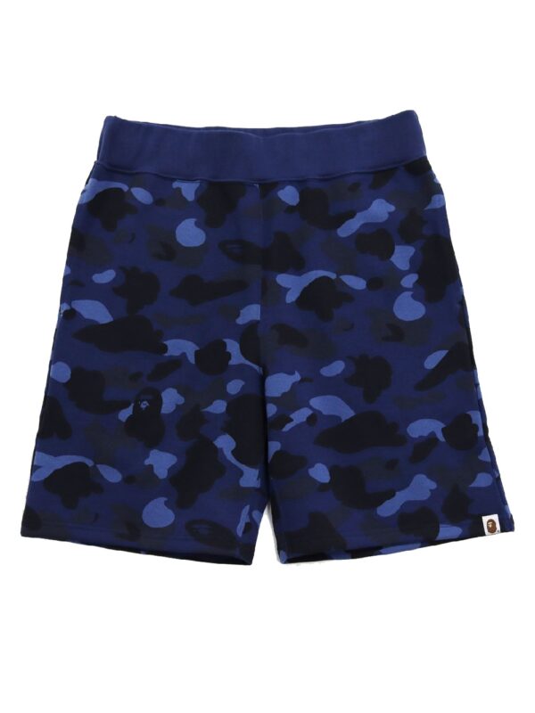 BAPE-Color-Camo-Sweat-Shorts-FW21-Blue