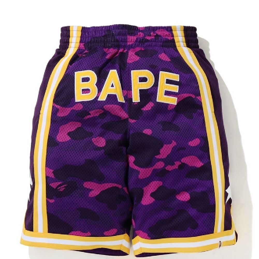 BAPE-Color-Camo-Wide-Basketball-Shorts-Purple