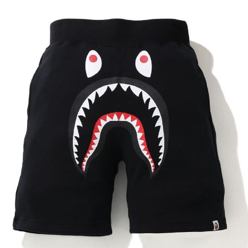 BAPE-Shark-Sweat-Shorts-Black