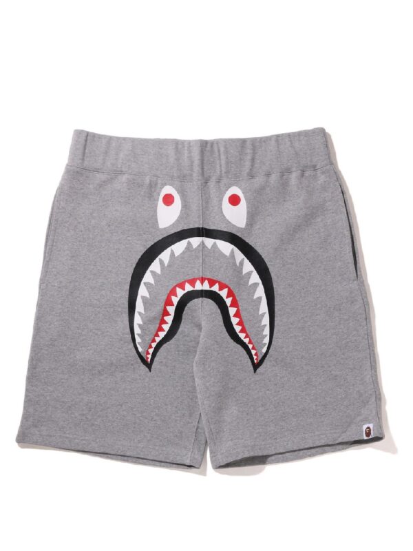 BAPE-Shark-Sweat-Shorts-FW22-Grey